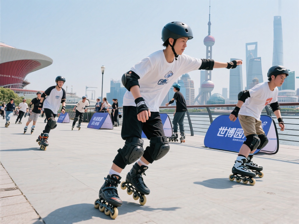 轮滑竞技风驰黄浦,上海运动滑向巅峰